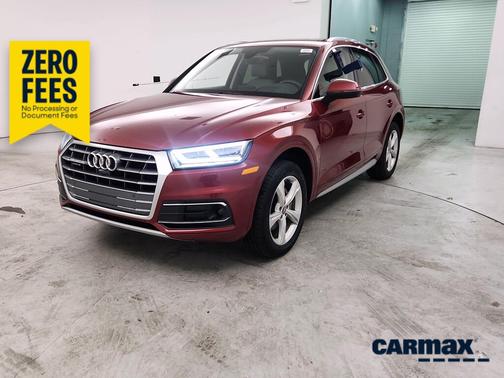 Red 2020 Audi Q5 Prestige