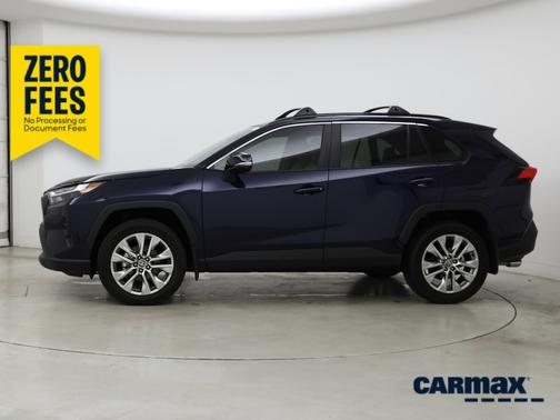Blue 2025 Toyota RAV4 XLE Premium