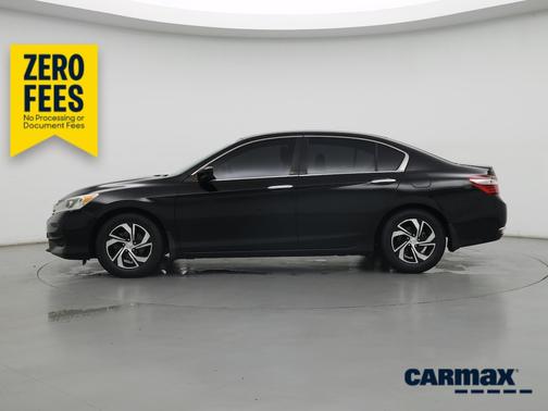 Black 2017 Honda Accord LX