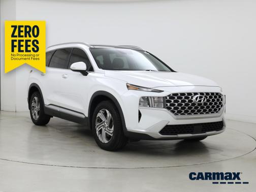 White 2022 Hyundai SANTA FE SEL