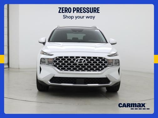 White 2022 Hyundai SANTA FE SEL