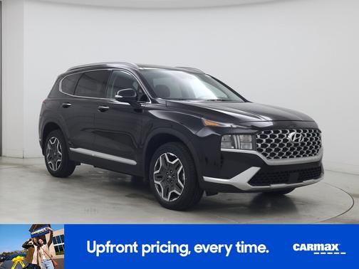 Black 2022 Hyundai SANTA FE HEV SEL Premium