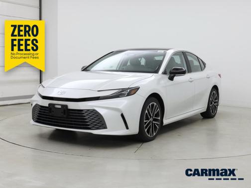 White 2025 Toyota Camry XLE