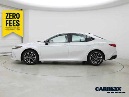 White 2025 Toyota Camry XLE