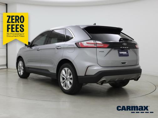 Silver 2021 Ford Edge Titanium