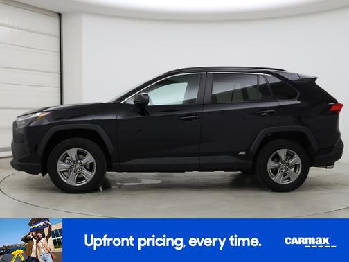 Black 2023 Toyota RAV4 Hybrid LE