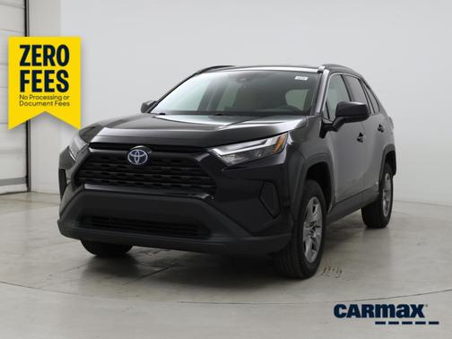 Black 2023 Toyota RAV4 Hybrid LE