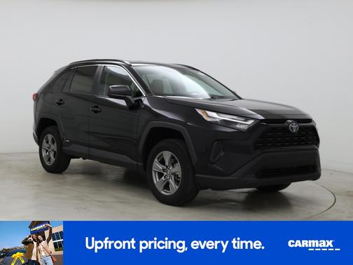 Black 2023 Toyota RAV4 Hybrid LE