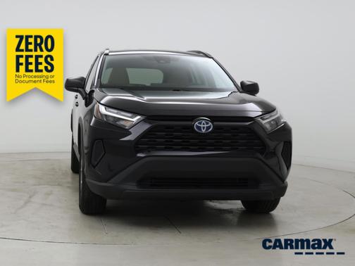 Black 2023 Toyota RAV4 Hybrid LE