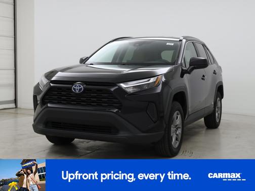 Black 2023 Toyota RAV4 Hybrid LE
