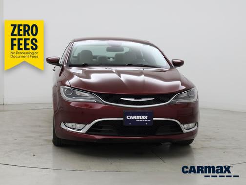 Burgundy 2015 Chrysler 200 C