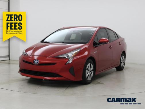 Red 2017 Toyota Prius Four