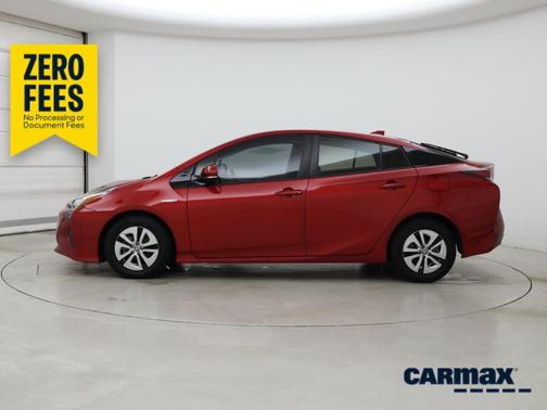 Red 2017 Toyota Prius Four