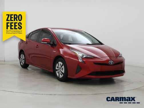Red 2017 Toyota Prius Four