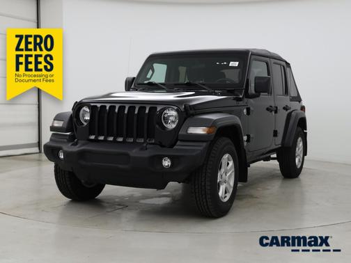 Black 2021 Jeep Wrangler Unlimited Sport S