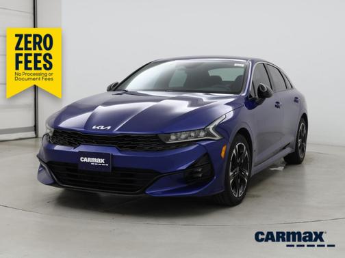 Blue 2022 Kia K5 GT-Line