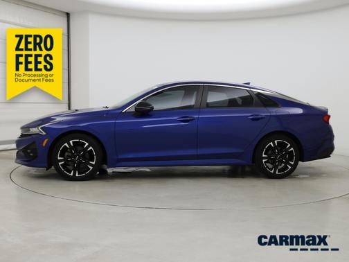 Blue 2022 Kia K5 GT-Line