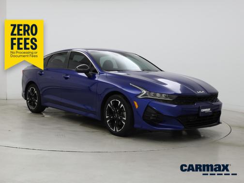 Blue 2022 Kia K5 GT-Line