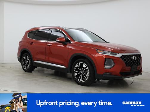 Orange 2020 Hyundai SANTA FE SEL