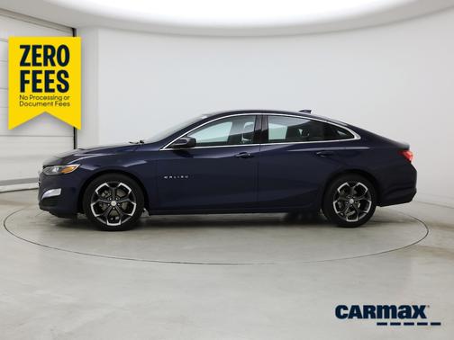 Blue 2022 Chevrolet Malibu LT