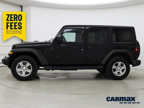 Black 2022 Jeep Wrangler Unlimited Sport S