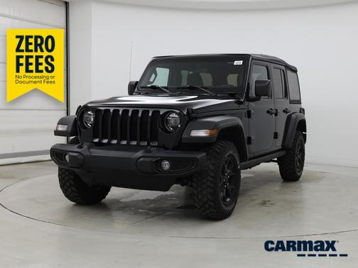 Black 2022 Jeep Wrangler Unlimited Willys
