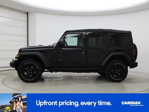 Black 2022 Jeep Wrangler Unlimited Willys