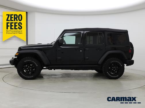 Black 2022 Jeep Wrangler Unlimited Willys