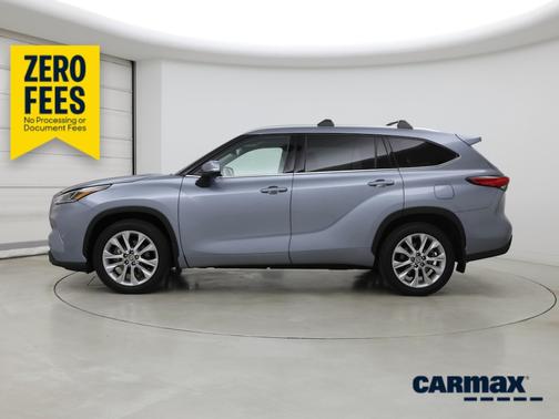 Blue 2021 Toyota Highlander Limited
