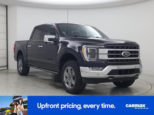 Blue 2021 Ford F-150 Lariat