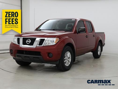 Red 2021 Nissan Frontier SV