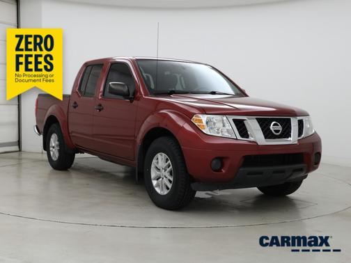 Red 2021 Nissan Frontier SV