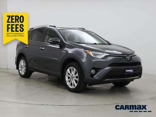 Gray 2018 Toyota RAV4 Hybrid Limited