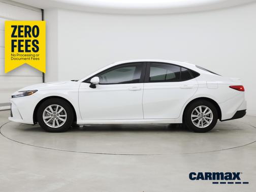 White 2025 Toyota Camry LE