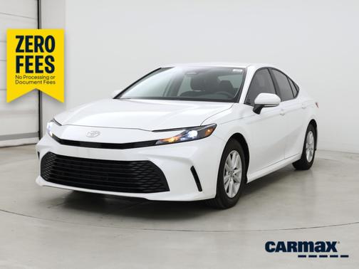 White 2025 Toyota Camry LE