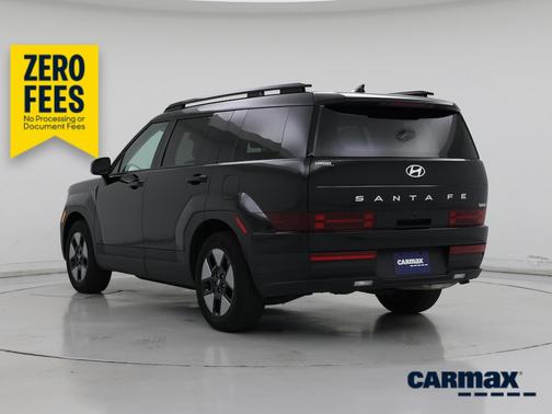 Black 2025 Hyundai SANTA FE HEV SEL