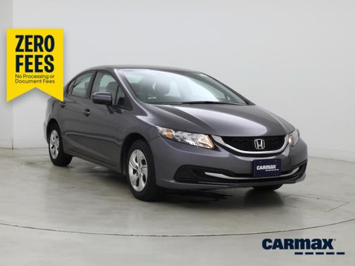 Gray 2015 Honda Civic LX
