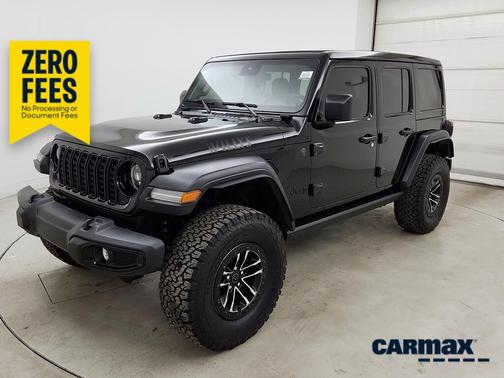 Black 2024 Jeep Wrangler Willy's