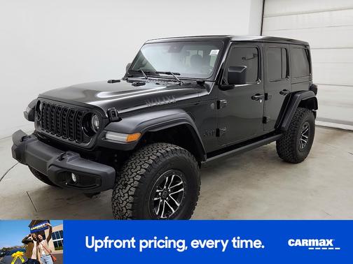 Black 2024 Jeep Wrangler Willy's