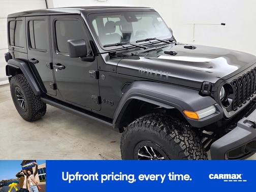 Black 2024 Jeep Wrangler Willy's