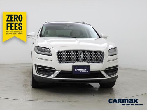 White 2019 Lincoln Nautilus Black Label