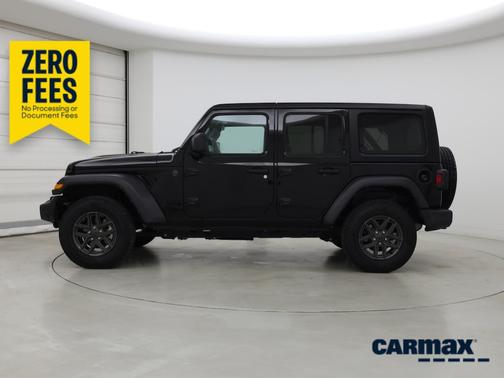 Black 2025 Jeep Wrangler Sport S