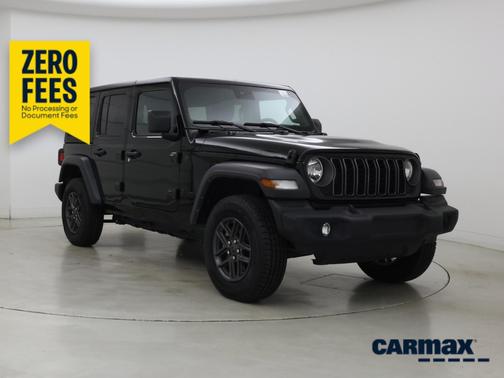 Black 2025 Jeep Wrangler Sport S