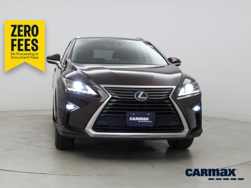 Burgundy 2016 Lexus RX 450h