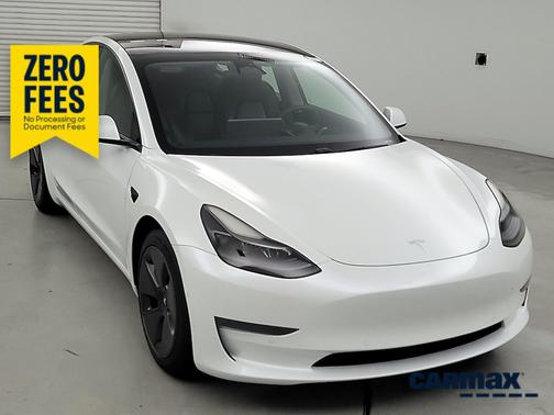 White 2021 Tesla Model 3 Standard Range Plus