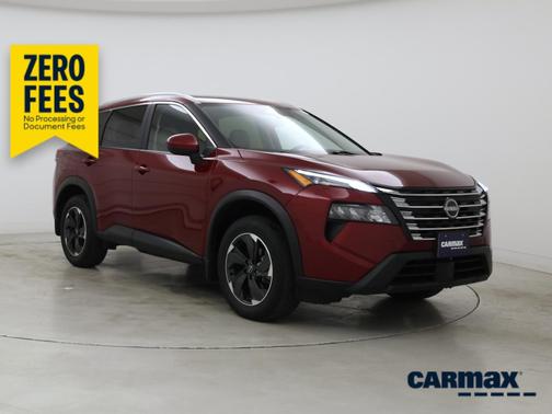 Red 2024 Nissan Rogue SV