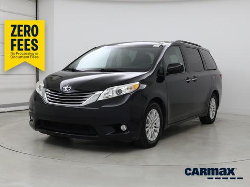 Black 2015 Toyota Sienna XLE