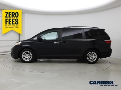 Black 2015 Toyota Sienna XLE