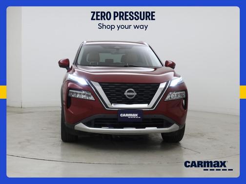 Red 2023 Nissan Rogue Platinum