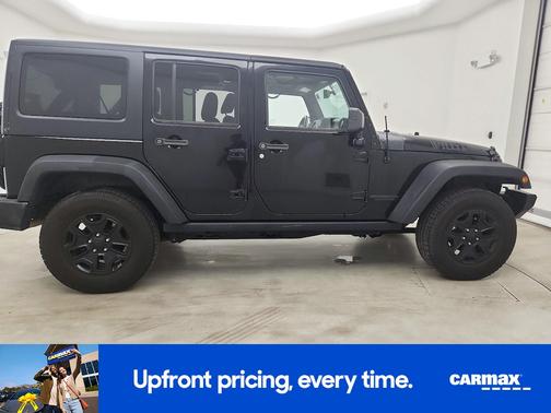 Black 2015 Jeep Wrangler Unlimited Willys Wheeler